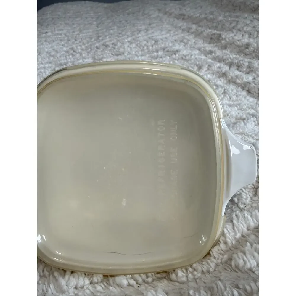 Vintage Corning Spice of Life P-41 -B‎ 1 3/4 Cup Casserole Dish with Plastic Lid
